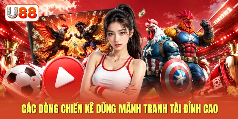 Các dòng chiến kê dũng mãnh tranh tài đỉnh cao