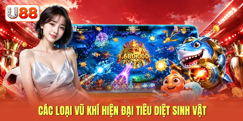 Các loại vũ khí hiện đại tiêu diệt sinh vật Các loại vũ khí hiện đại tiêu diệt sinh vật