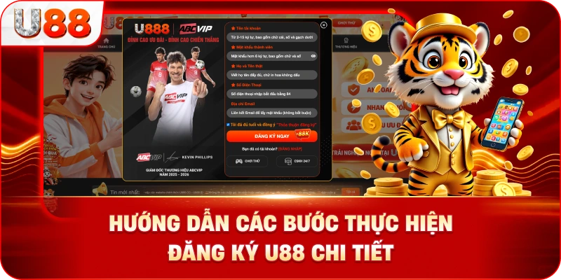 Hướng Dẫn Các Bước Thực Hiện Đăng Ký U88 Chi Tiết