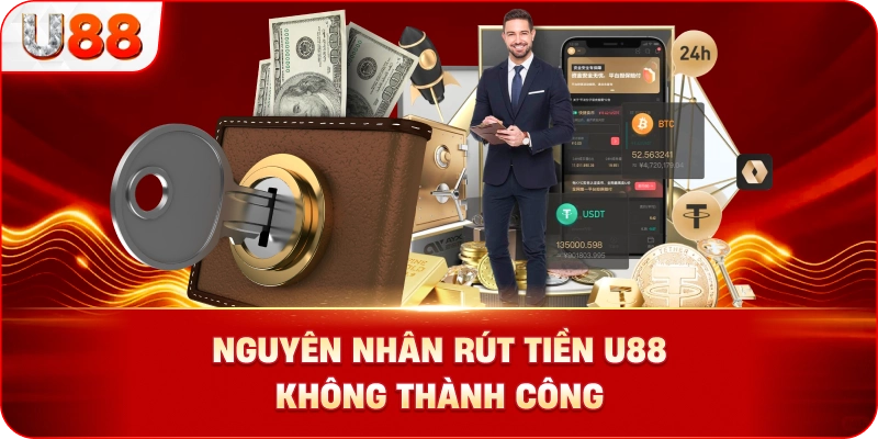 Nguyên Nhân Rút Tiền U88 Không Thành Công