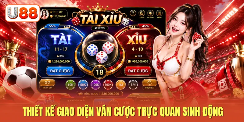 Thiết kế giao diện ván cược trực quan sinh động