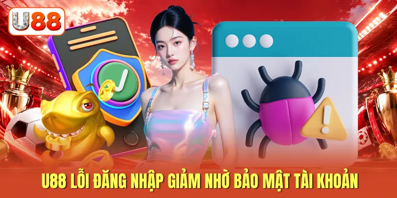 U88 lỗi đăng nhập giảm nhờ bảo mật tài khoản